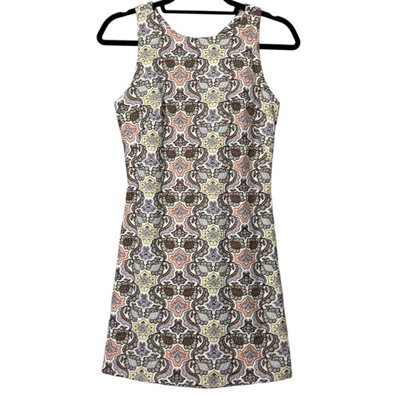 Zara TRF Jacquard Mixed Artiste Sleeveless Racerback Mini Dress - Picture 2 of 4